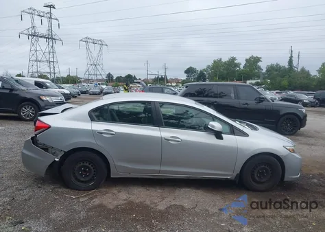 2013 Honda Civic Lx из США, поврежденный, VIN 2HGFB2F50DH576709